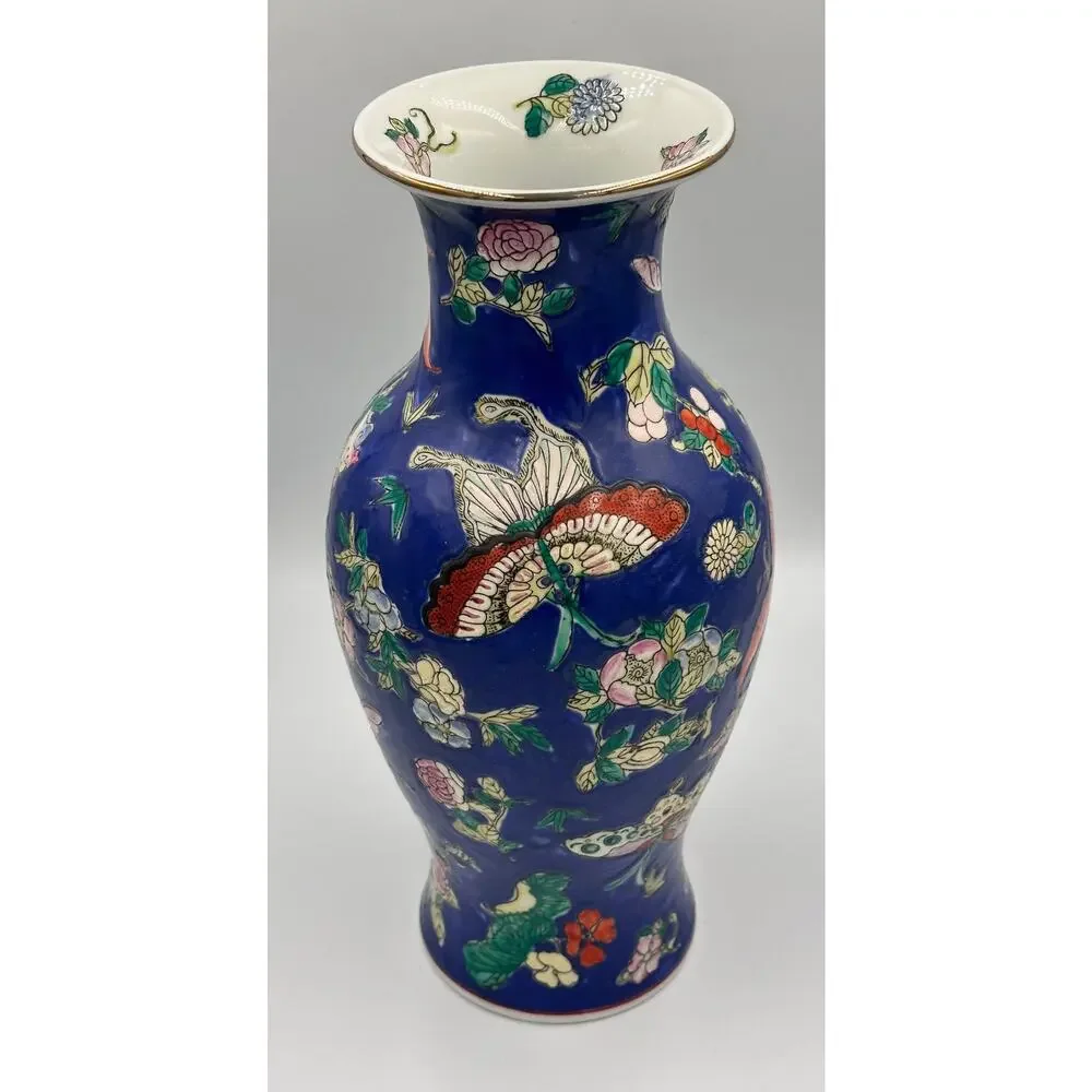 Antique Large Fine Quality Oriental Chinese 19th Century TongZhi Mark Vase